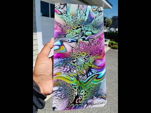 32.Multibloom/Deconstructed Bloom/Bloom Technique/ Acrylic Pouring/ Fluid paint/Sheleeart Bloom