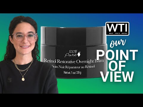 100% PURE Retinol Overnight Balm - WTI product video review
