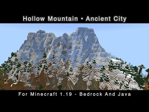 crackedmagnet - Hollow Mountain With Ancient City - Minecraft 1.19 (Bedrock and Java)