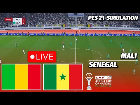 LIVE🔴| Mali vs Senegal - Africa Cup of Nations 2025 | Quarter-Final | PES 21 Simulation