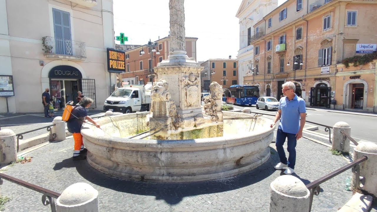 Genzano, lavori di pulizia e bonifica all’interno della Fontana San Sebastiano