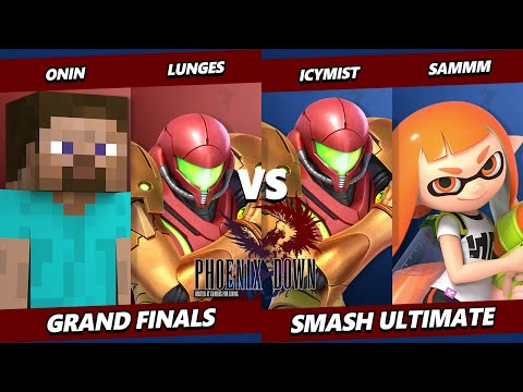 Phoenix Down GRAND FINALS - sammm & IcyMist Vs. Onin & Lunges - Smash Ultimate - SSBU