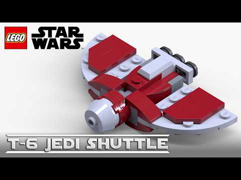Lego Star Wars: How To Build the T-6 Jedi Shuttle [912411]