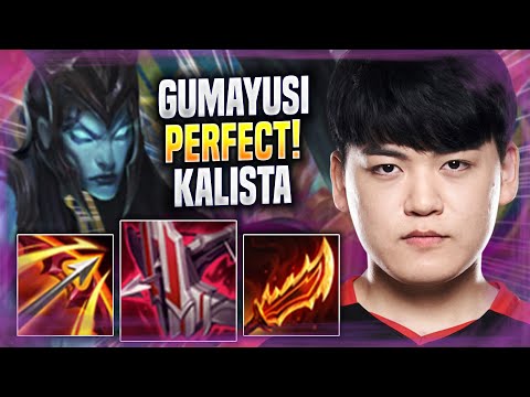 GUMAYUSI PERFECT GAME WITH KALISTA! - T1 Gumayusi Plays Kalista ADC vs Tristana! | Season 2022