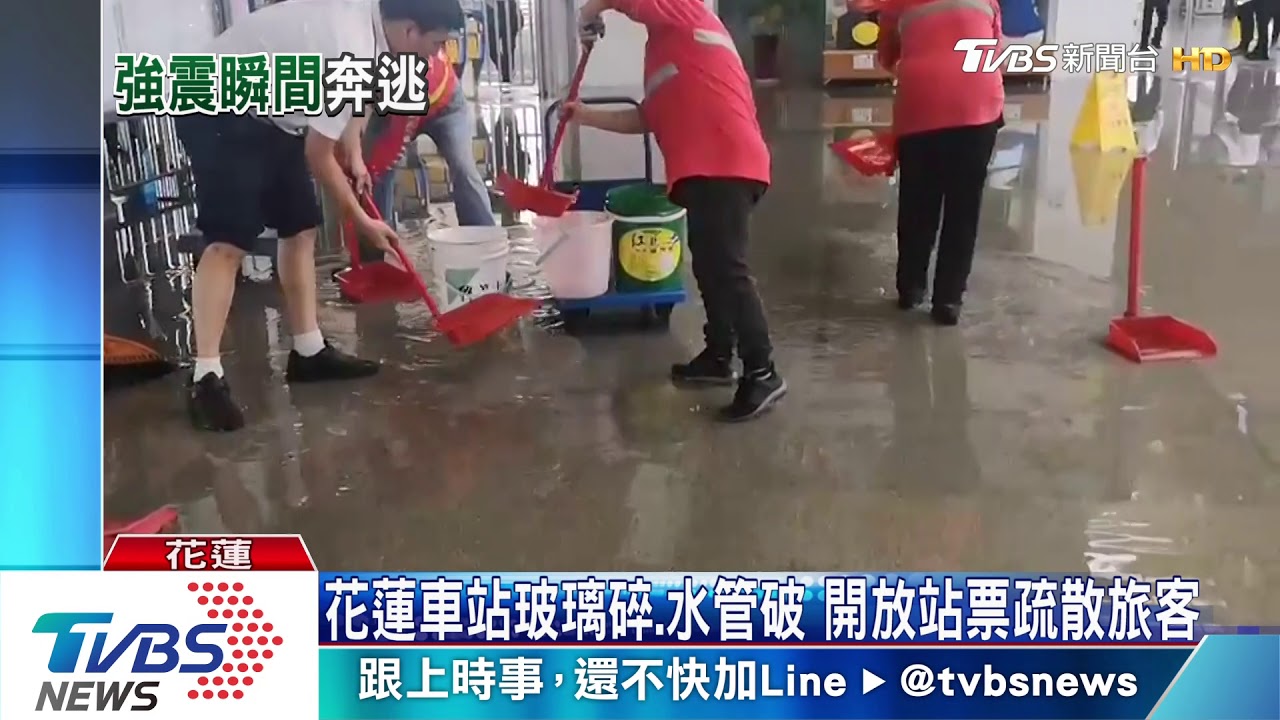 天搖地動！民眾拔腿逃　傅崐萁夫婦拜廟鎮定