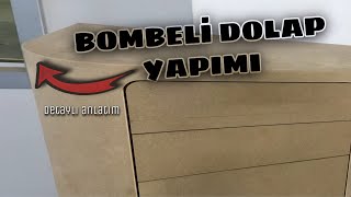 Mdf ile Bombeli Çekmece Dolabı Yapılışı