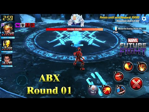 01 Alliance Battle Normal Mode & Extreme Mode (ABX) - Round 01 Gameplay - F2P - Marvel Future Fight