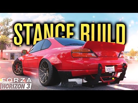 IT'S HERE!!! STANCE BUILD S15 | Forza Horizon 3 Let's Play #1