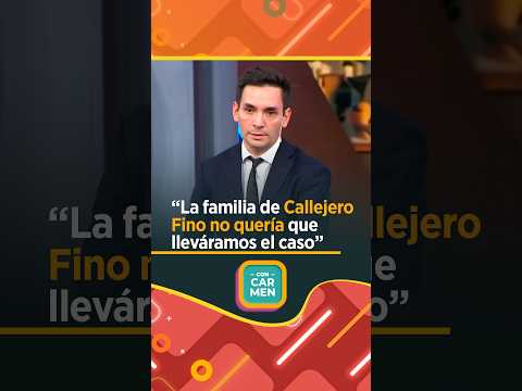 Ignacio Barrios en Con Carmen por el caso Callejero Fino