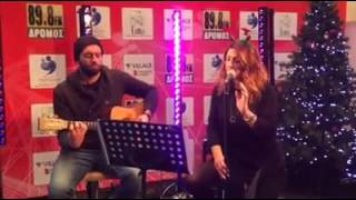 Helena Paparizou - Agkaliase Me (Unplugged @ DROMOS FM: Christmas In The Park)