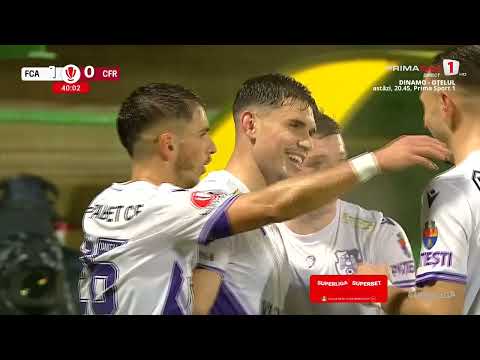 GOOL Argeş cu CFR-ul. Un penalty dat cu VAR a schimbat tabela
