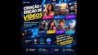 Eu vou criar vídeos incríveis e profissionais com IA