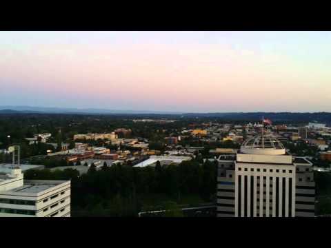 Portland Oregon view from the Aster Tower!