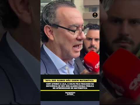 “90 % dos alunos das escolas públicas quando concluem o ensino médio não sabem matemática”