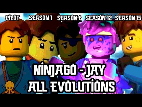 Jay - All Evolutions - All Seasons (Season 1 - 15) Character Spot (10 Years) - Ninjago