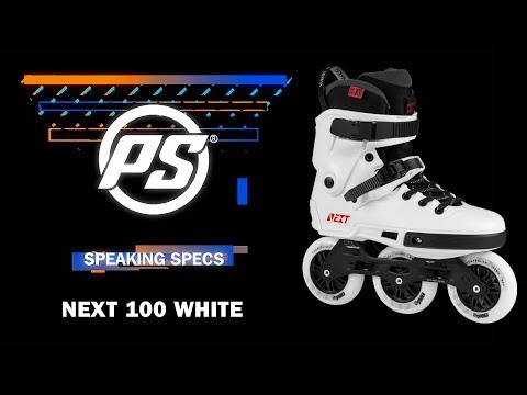Powerslide Next 100 white skates - Speaking Specs