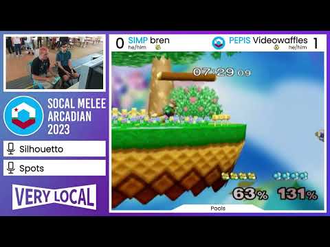 SoCal Melee Arcadian 2023 - Bren (Fox) vs. Videowaffles (Sheik) - Winners' Pools