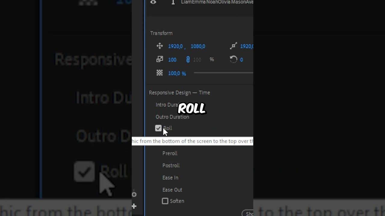 How To Make Scrolling Text Effect In Premiere Pro