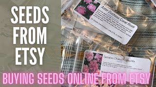 HUGE Seed Haul 2021 🌱 || Seeds From Etsy || Buying Seeds from Etsy || Flower Seed Haul