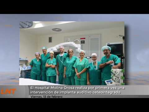 El Hospital Molina Orosa realiza por primera vez una intervención de implante auditivo osteointegrado