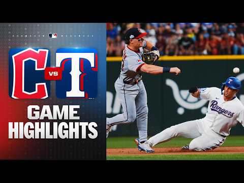 텍사스 VS 클리블랜드 0:6 MLB 하이라이트