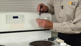 Whirlpool Range Repair - How to replace the Surface Burner Element Switch - 8