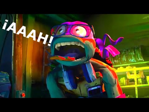 Donatello shouts in 4 languages