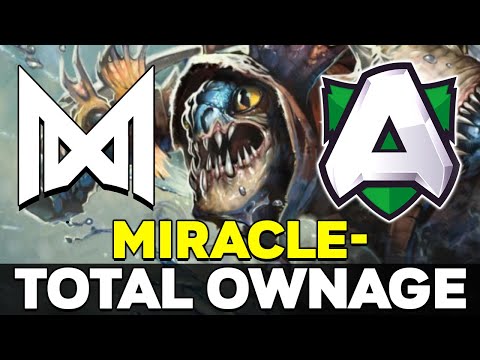 Nigma.Miracle's SLARK PLAYER PERSPECTIVE VS ALLIANCE - M-GOD BEST PLAYER IN DOTA 2 - EU DPC 2021