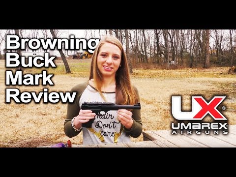 Browning Buckmark Pellet Pistol Review with Breanna : Umarex Airguns