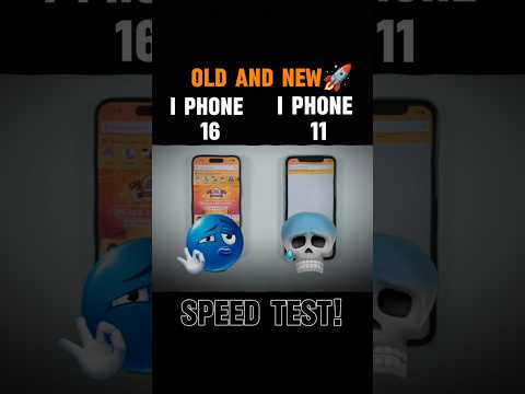 🚀 IPHONE 16 VS IPHONE 11 SPEED TEST – 6 YEARS OF EVOLUTION!#iphone11#iphone16#shorts