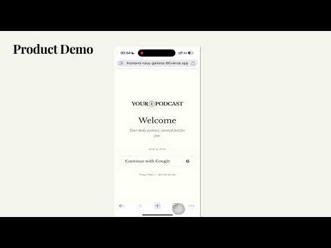 YouTube video