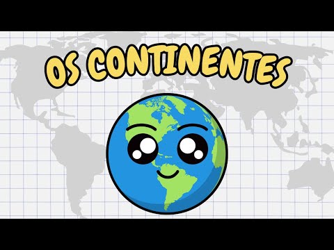 Os Continentes! Vídeo educativo infantil | Geografia para crianças