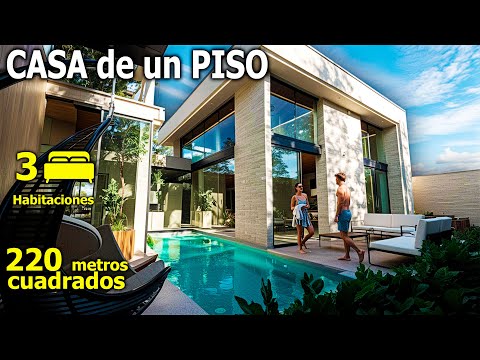 Video del proyecto Single-Story House Plans 15x20m