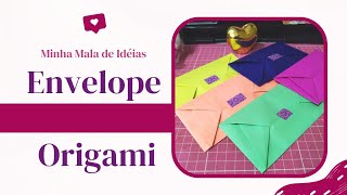 Como Fazer Envelope Fcil | Dobradura Origami