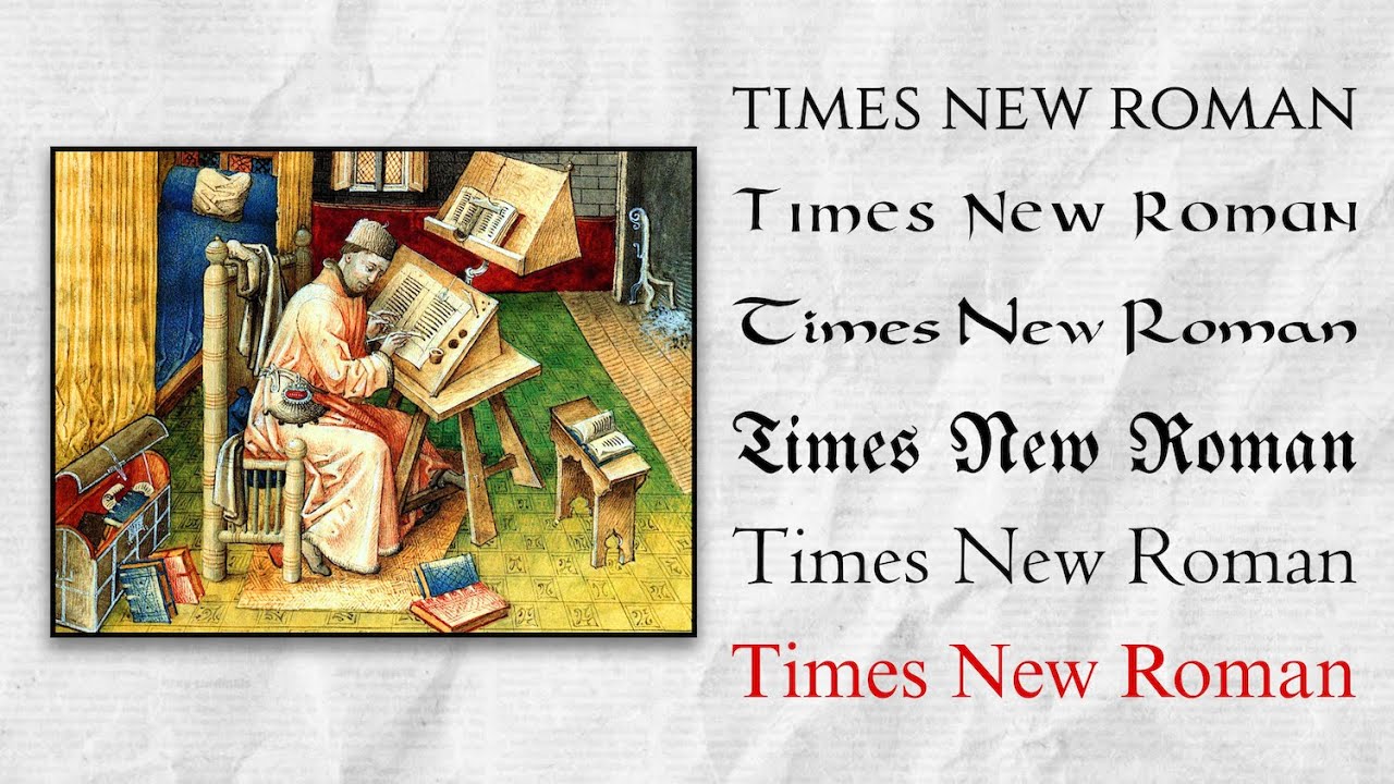 How "Roman" is Times New Roman?