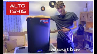 Video thumbnail for ALTO TS415 Unboxing & Review! Best Full Range Speaker? (WEAR HEADPHONES!!) by DJ Danny Dante