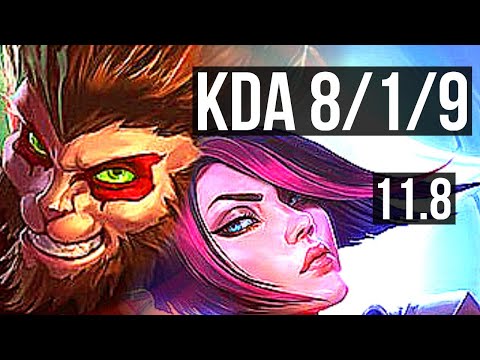 WUKONG vs FIORA (TOP) | 8/1/9, 2.9M mastery, 700+ games, Godlike | BR Master | v11.8