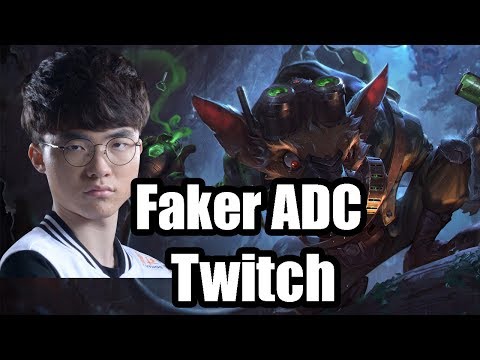 Faker - Twitch ADC - Full Game - LOL #7