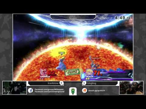 GUMS 14 Singles (Winner's Bracket) - Lingling (Peach) vs IceArrow (Greninja)