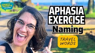 Speech Therapy at Home: Travel Word Finding - Stroke, Aphasia & Apraxia