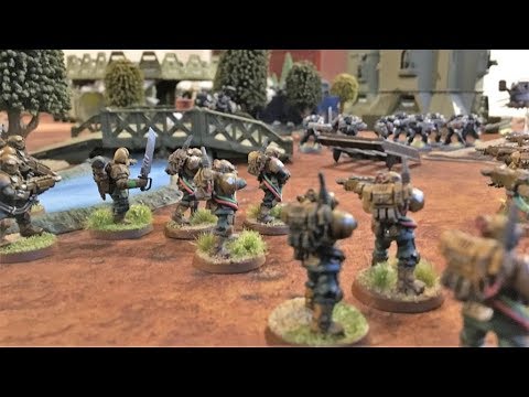 Warhammer 40k 8th Edition Battle Report: New Astra Militarum vs Crimson Fists