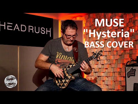 MUSE "Hysteria" - bass cover w GUITAR STORIES