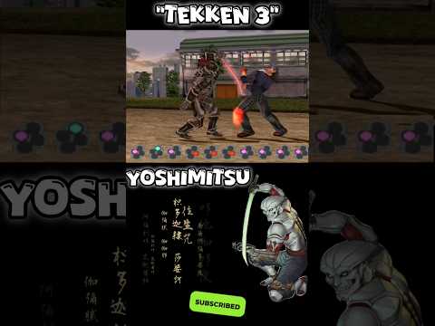 (Tekken3) 'Yoshimitsu' 10 hit Combo tutorial Tekken 3 gameplay in 4k 60fps quality (part-2)
