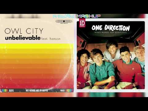 What Makes You Unbelievably Beautiful (Mashup) | One Direction & Owl City Song Mashup