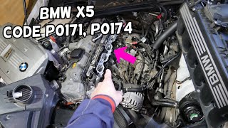 BMW X5 CODE P0171, CODE P0174 FIX EXPLAINED, BMW E70 E53 F15