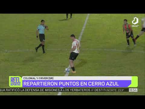 #ReelDeportivo: repartieron puntos en Cerro Azul