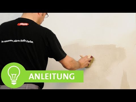 Untergrund prüfen und Grundierung der Wand - ADLER