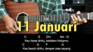 Download lagu 11 Januari - Gigi | Tutorial Chord Gitar Mudah dan Lirik mp3 Download lagu 11 Januari - Gigi | Tutorial Chord Gitar Mudah dan Lirik mp3