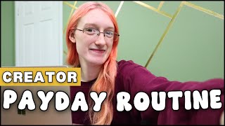 What I do Every Time I Get Paid | SMALL CREATOR PAYDAY ROUTINE