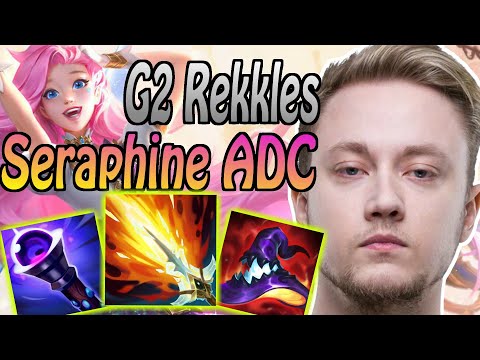 REKKLES SHOWS HOW ANY CHAMP COULD BE PLAYED IN THE ADC ROLE - G2 Rekkles plays Seraphine ADC (S 11)